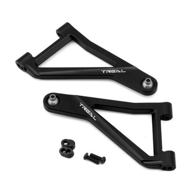 Treal Hobby Aluminum Upper Suspension Arms for Traxxas UDR Black