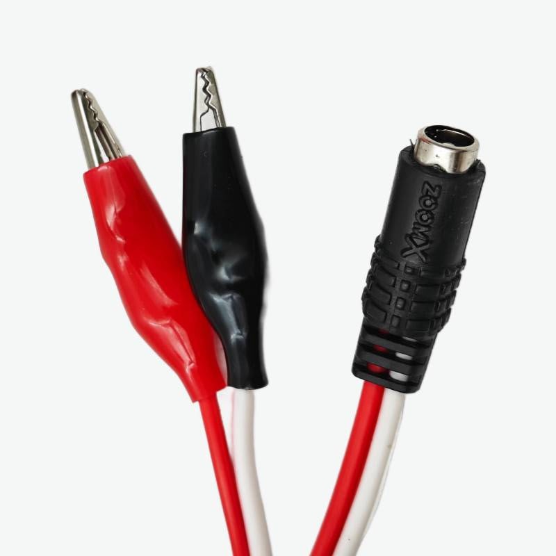 DC Female to Alligator Clips Power Connector Cable