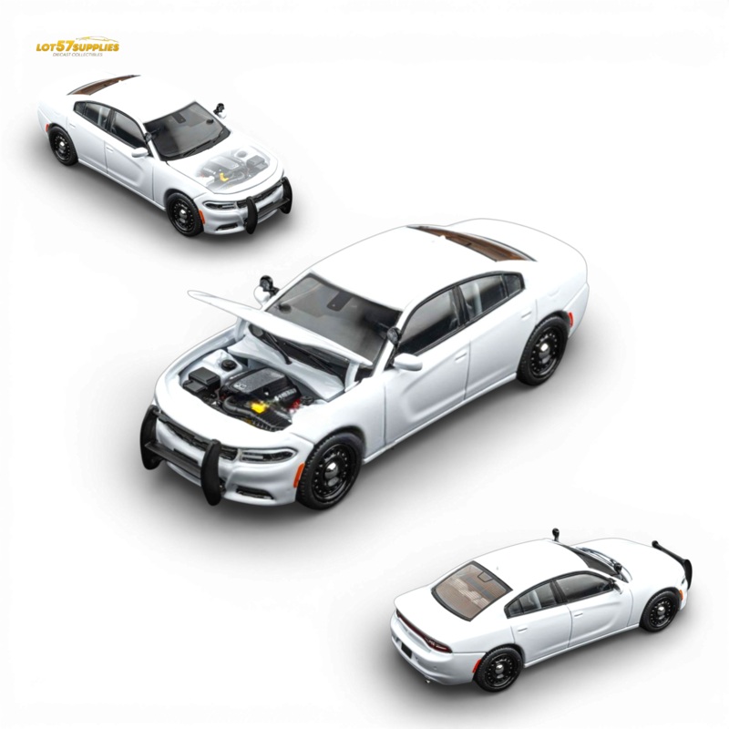 Elite Collectibles Dodge Warhorse Police Interceptor White 1:64