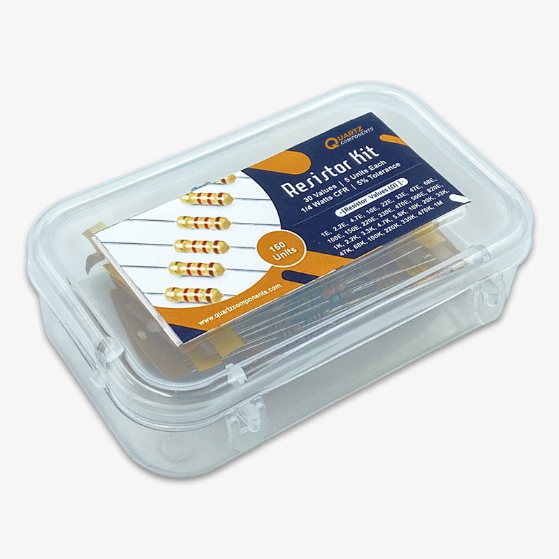 Resistor Combo Kit (30 values, 5 each - 150 resistors)