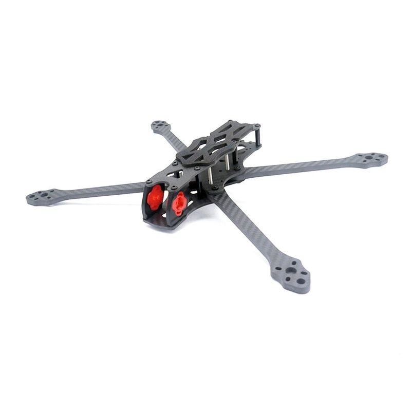 TEOSAW APEX EVO X5/ X5 MAX 5 Inch / X6 /X6 MAX 6 Inch / X7/ X7 MAX 7 Inch X Frame Kit Compatible with DJI O4 Pro FPV Racing Drones