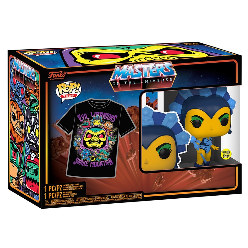 Evil-Lyn (Glow in the Dark) and Evil-Lyn Tee (XL, Sealed) 86 - Target Con Exclusive