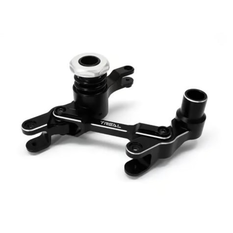 Treal Hobby 7075 Aluminum Servo Saver Bellcrank Assembly for Traxxas X-Maxx Black