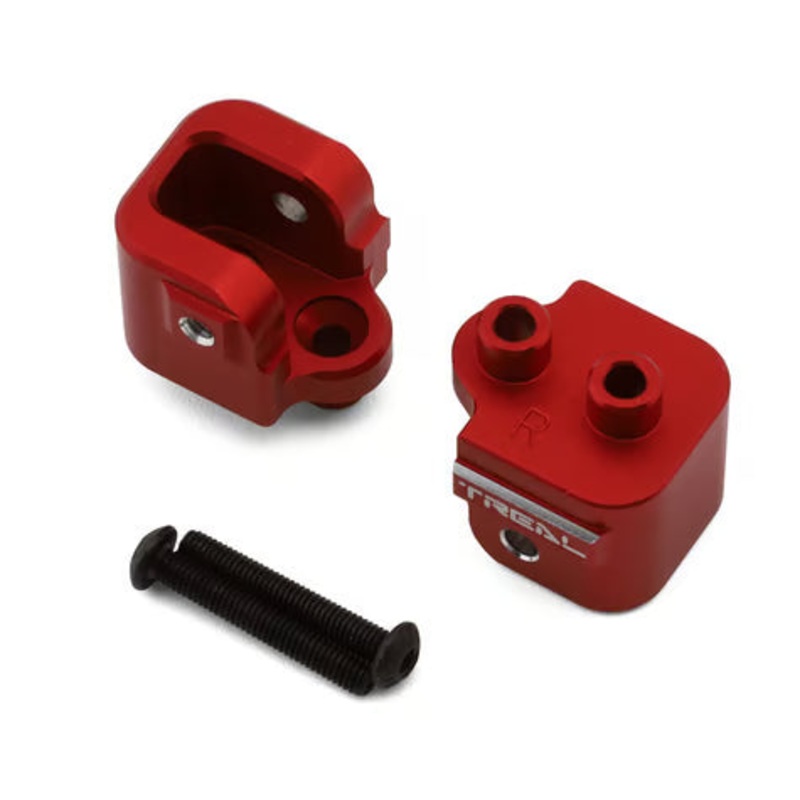 Treal Hobby Losi Hammer Rey U4 Aluminum Rear Upper Link Mount Set (2) Red
