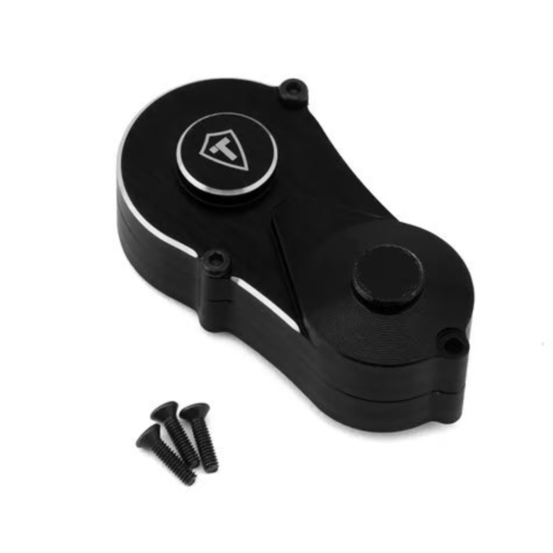Treal Hobby Losi Mini LMT Aluminum Outer Transmission Gearbox Housing Cover Black