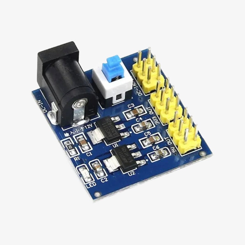12V to 3.3V/5V/12V Multi-Output DC-DC Converter Power Module