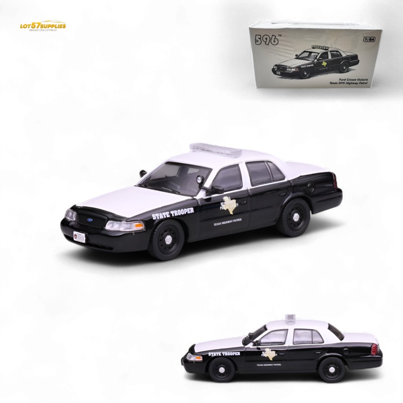 596 Ford Crown Victoria Texas DPS Highway Patrol 1:64