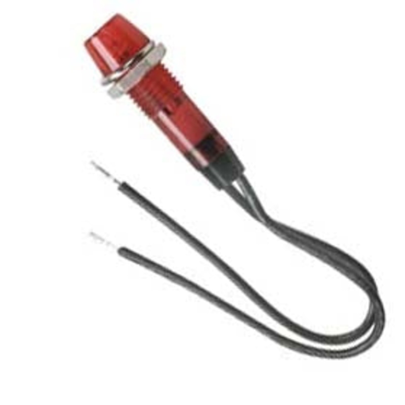 2720712 - INDICATOR 120VAC 7MM RED NEON WIRE 76.2MM AND 125MM LEADS (2 pcs/pkg)