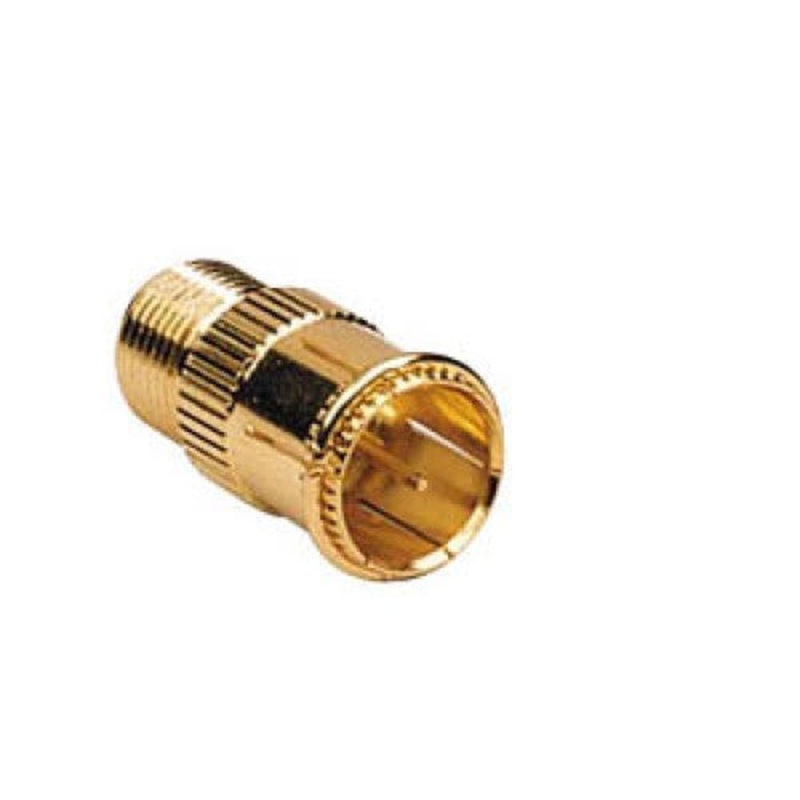 2780291 - F ADAPTER PLUG-JACK PUSH TYPE GOLD PLATED