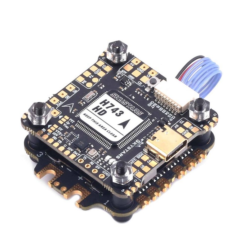Skystars Fly Stack - H743 Dual Gyro HD FC + KM60 60A BLHeli_32 4-in-1 ESC - 30x30