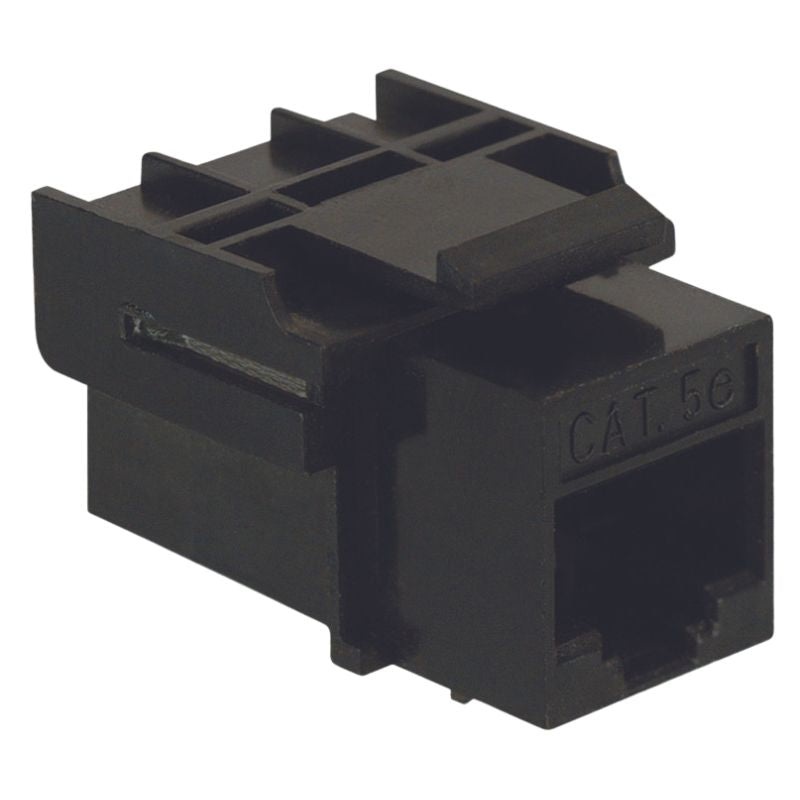 45-5439 - KEYSTONE COUPLER CAT5E BLK JK-JK
