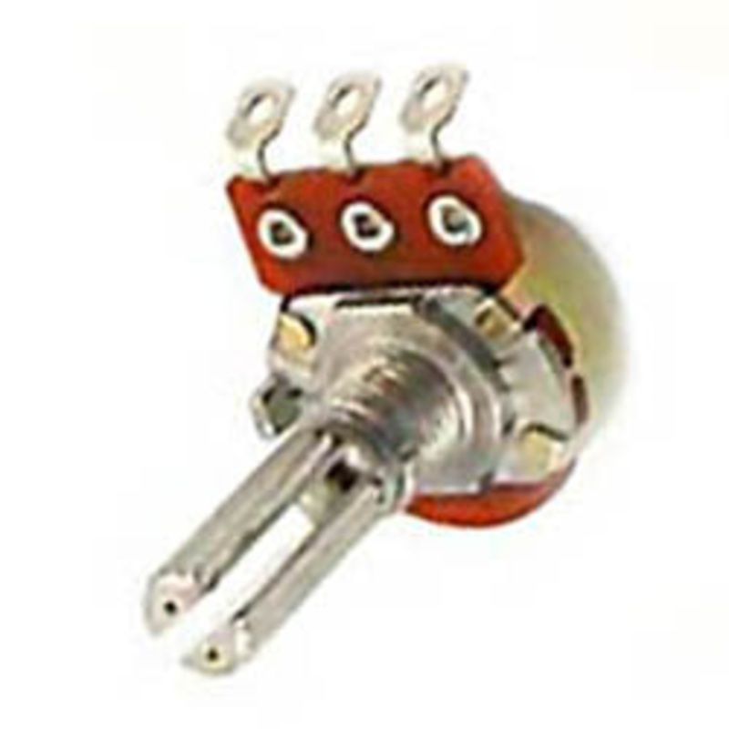 B5K - POT LIN 5K 1/4IN RND 16MM SOL SPLIT KNURL SHAFT