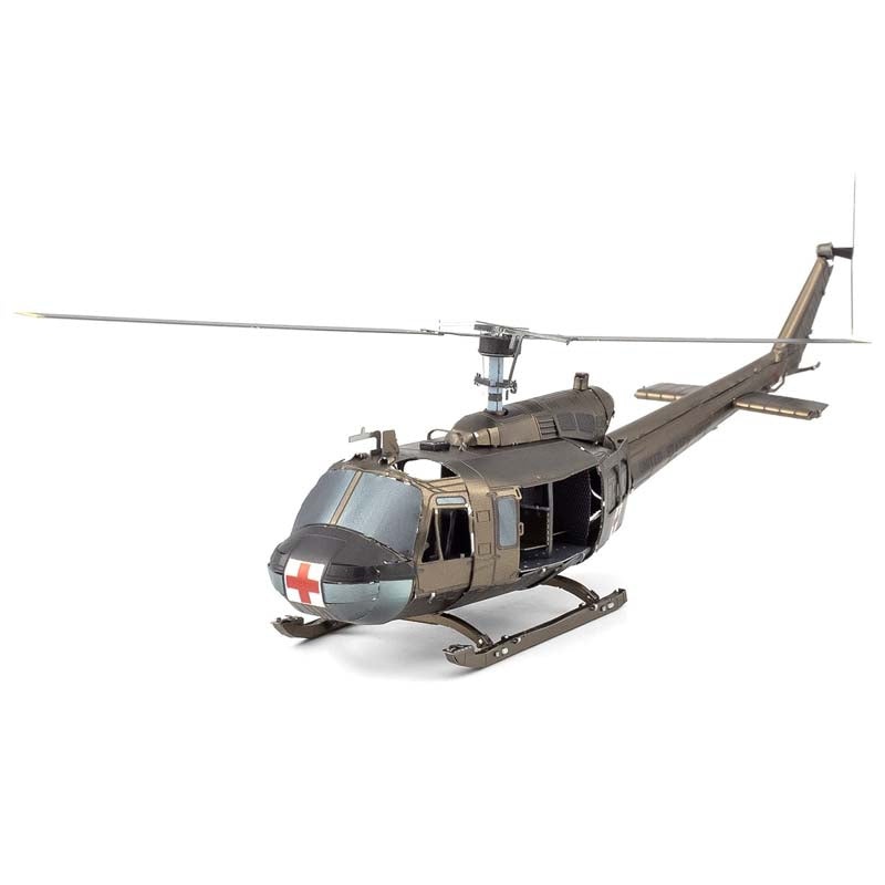 ME1003 - UH-1 HUEY HELICOPTER METAL EARTH 3D METAL MODEL KIT