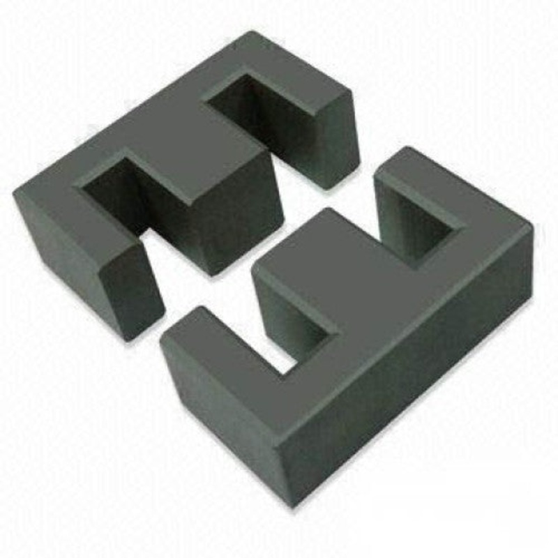 EA-77-250 - FERRITE E CORE 25.4X9.6X6.3M 20W AL 1660 FERRITE MIX 77 W/BOBBIN (2 pcs/pkg)