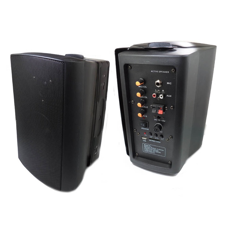 WA-60USB - SPEAKER WALL MOUNT 4-8R WITH USB/SDMMC CARD SLOT