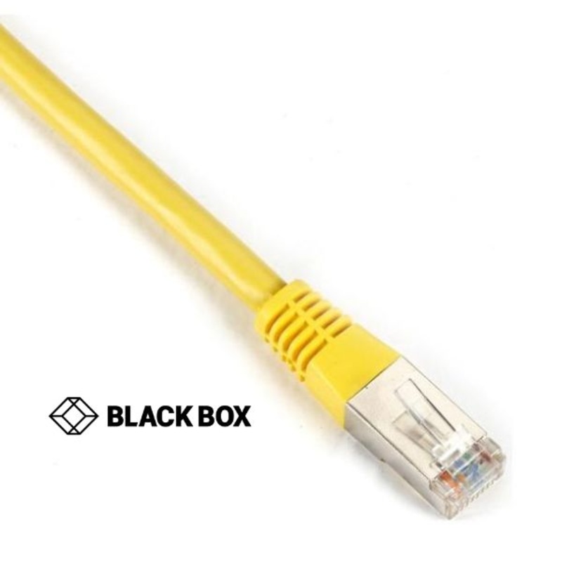 EVNSL0504MS-0025 - PATCH CORD CAT5E YEL 25FT SHIELD F/UTP SNAGLESS