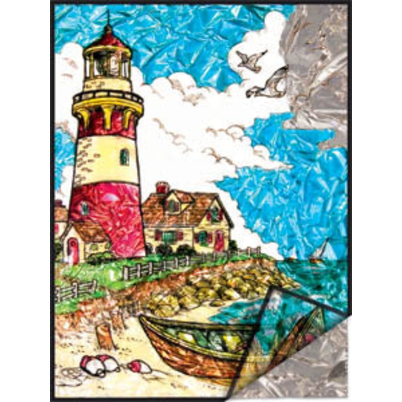 FPBN-2 - LIGHTHOUSE-FOIL PAINTING BY NUMBERS