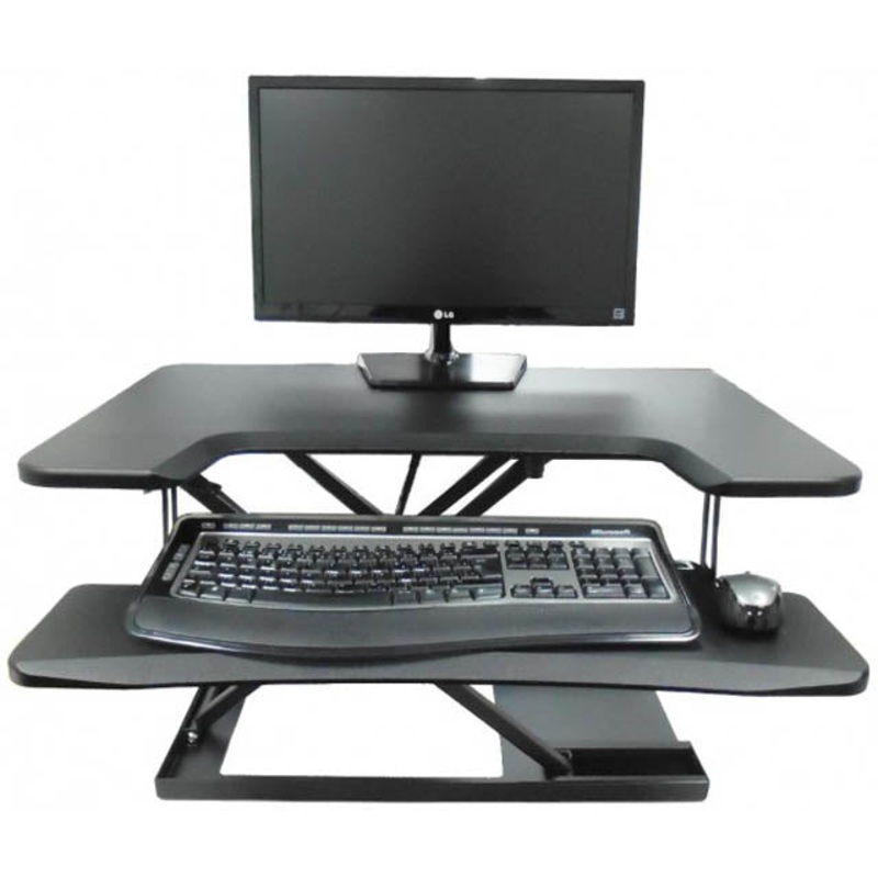 PPA-070 - MONITOR DESK ADJUSTABLE 31.7IN ONE TOUCH SIT-STAND LOAD 22LBS
