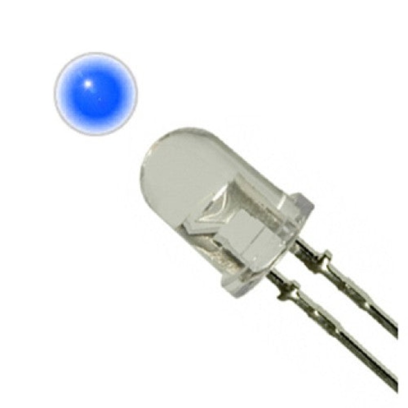 LEDFL-510006 - LED5 FLASHING CLR BLUE 3.3V 20MA (2 pcs/pkg)
