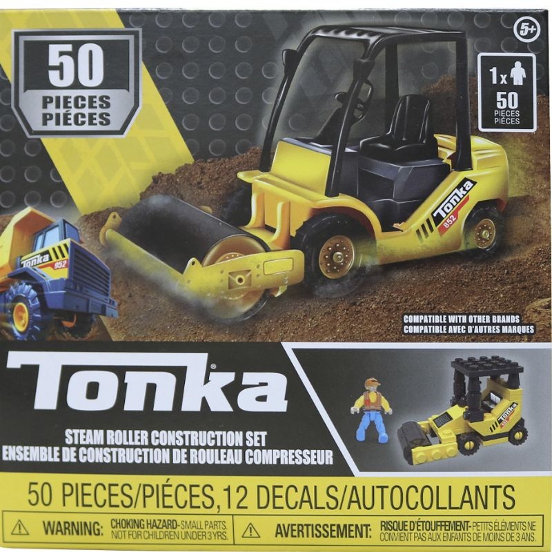 TK3521-02 - TONKA STEAM ROLLER CONSTRUCTION SET 50PCS/SET