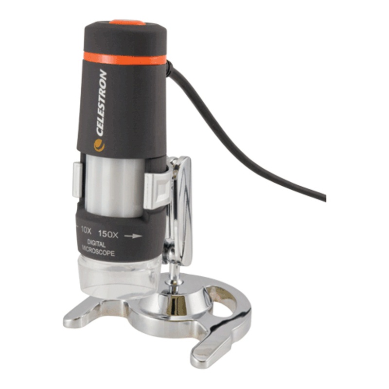 44302-A - MICROSCOPE DELUXE HANDHELD 10X TO 40X WITH 2MP DIGITAL CAMERA