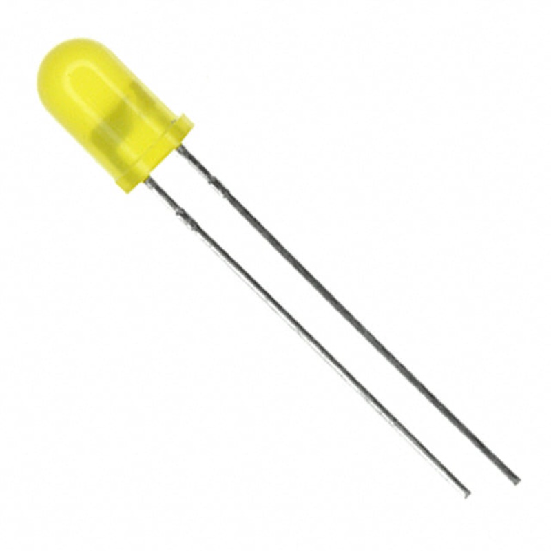 55-554-5 - LED5 DIFF YELLOW 30MCD@20MA (5 pcs/pkg)
