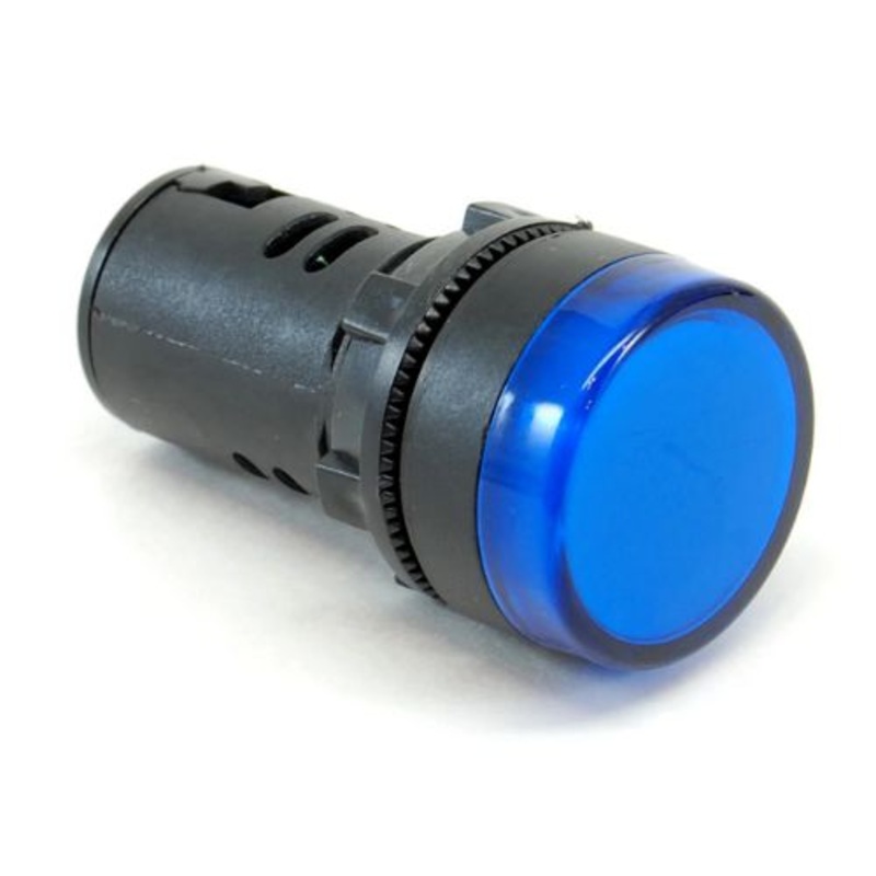 AD16-22DS-BLU-24V - PILOT LIGHT LED 24V 20MA BLU 22MM SCREW TERMINALS