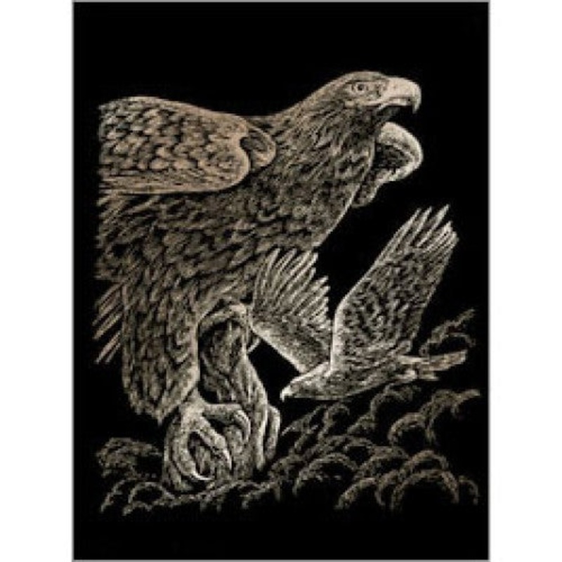 COPF20 - COPPER ENGRAVING HAWKS