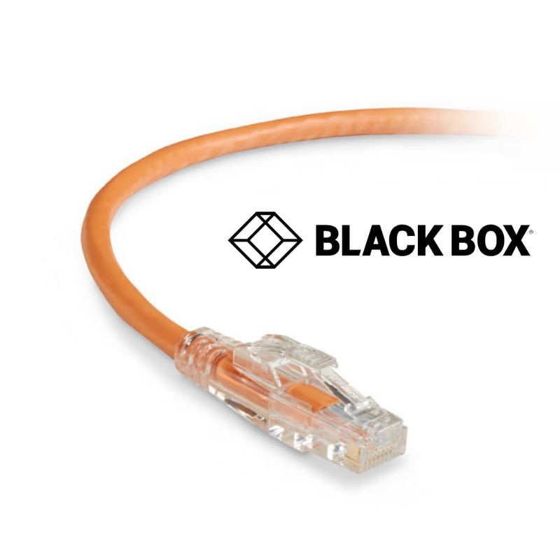 C6PC70-OR-03 - PATCH CORD CAT6 ORG 3FT SNAGLESS BOOT