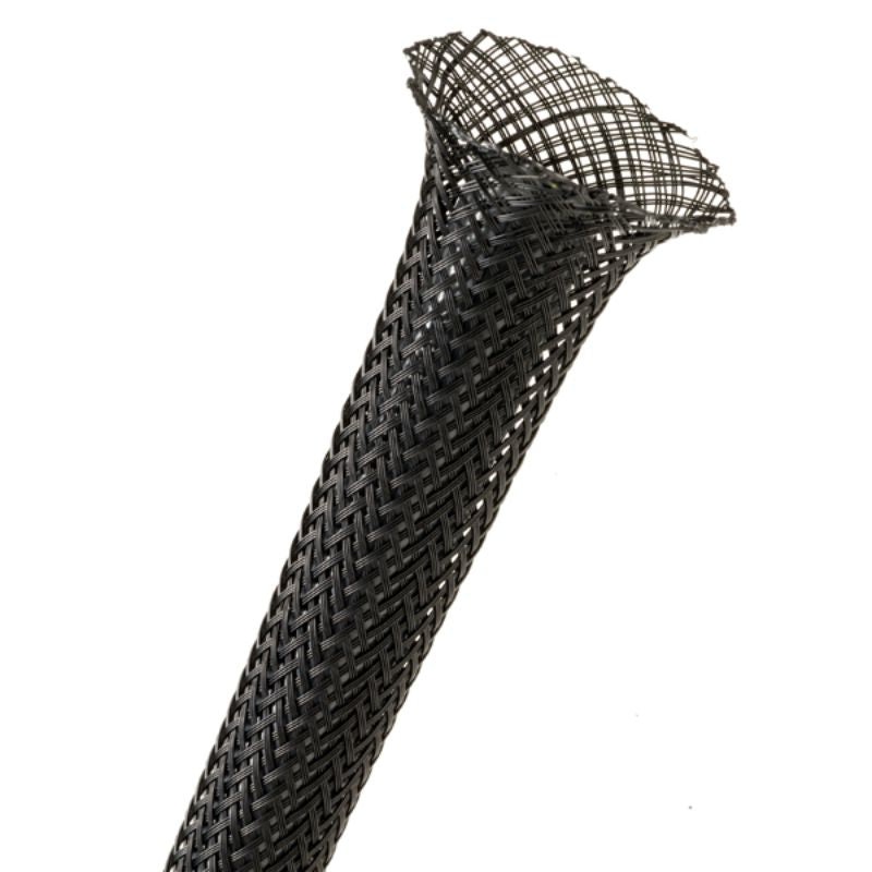 PTN0.13BK-225FT - EXPANDABLE SLEEVE 1/8IN BLK 225 FEET CUT AND ABRASION RESISTANT