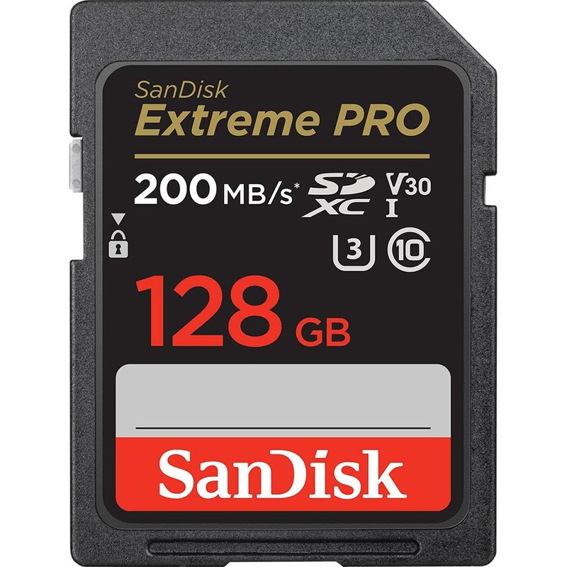 Sandisk Extreme PRO SD UHS-I Memory Card, V30 - 128GB