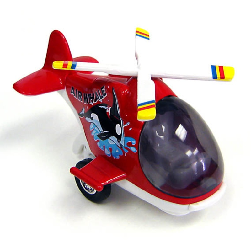 TM408 - WHIRLEY BIRD HELICOPTER PULLBACK ASSORTED COLOURS