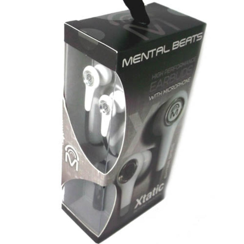 61898 - EARPHONE 32R 3.5MM W/MIC WHT 1.5FT