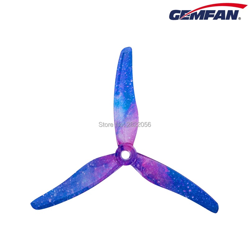 8 pcs/ 4 pairs Gemfan 51433 5inch 3 blade/ tri-blade Propeller Props CW CCW Brushless motor FPV Propeller for FPV Racing drone 4 Pair Mix Color
