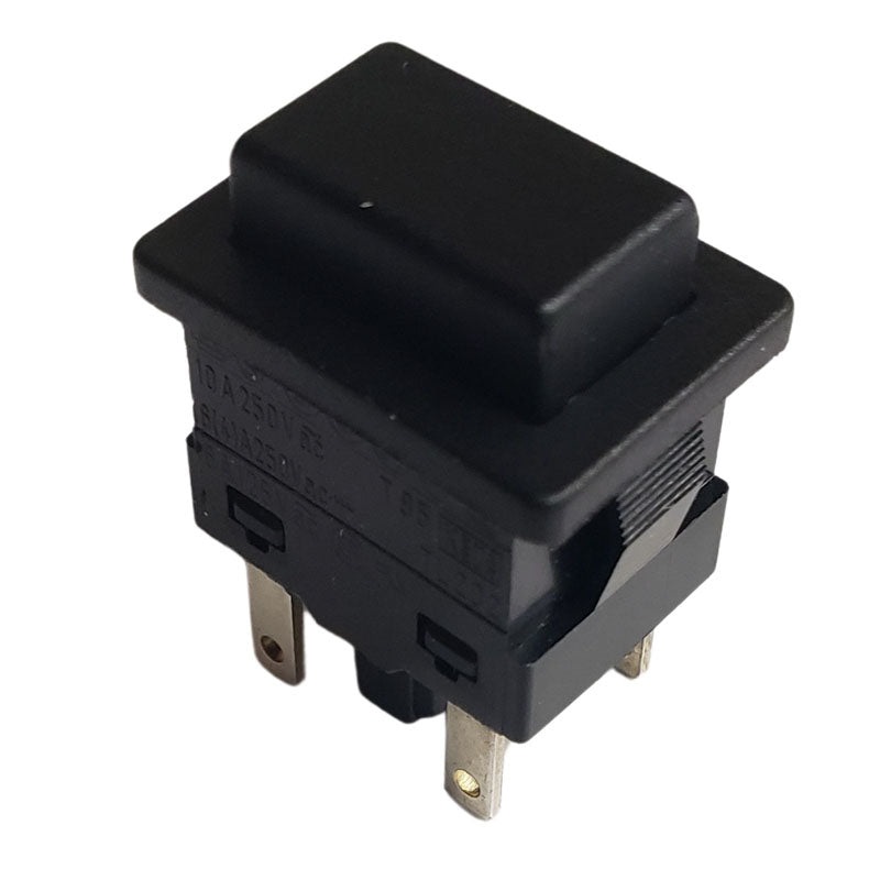 TL202A3 - PUSH SWITCH MOM 2P1T NO SNAP TAB 6A/125VAC 13X20MM BLK