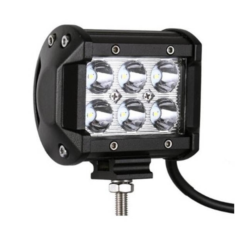 03304 - LIGHT BAR 6 LED 10-30VDC 1500LM 3.5X3.1IN 6000K 1.5A 18W IP67