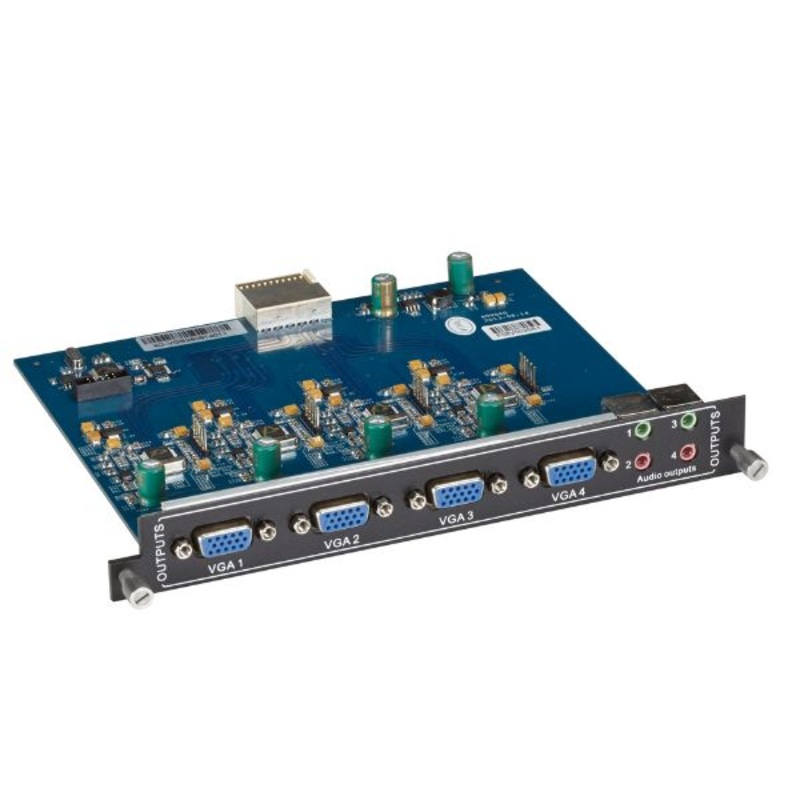 AVS-4O-VGA - MODULAR VIDEO MATRIX SWITCHER OUTPUT CARD VGA AND AUDIO