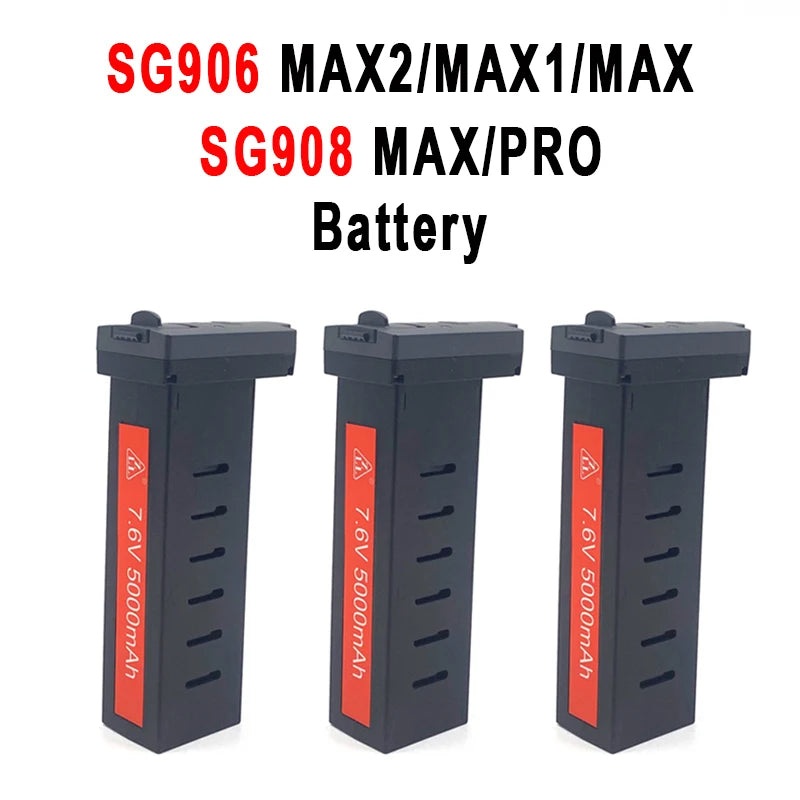 ZLL Dron SG906 Max2/Max1/Max Battery SG908 PRO/Max Drone Battery 7.6V 3400mAh/5000mAh Large Capacity SG906 Drone Accessories 906Max1Okura 3.4K1B