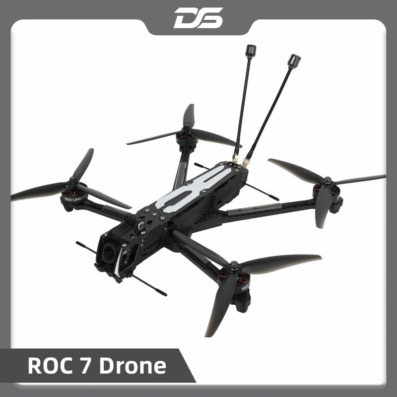 DeepSpace ROC 7 O4PRO Long Range FPV 7Inch 6S 915MHz 2.4GHz RX 60A ESC 2807 1350KV Motor FPV Racing Drone Quadcopter Freestyle TBS (GPS)