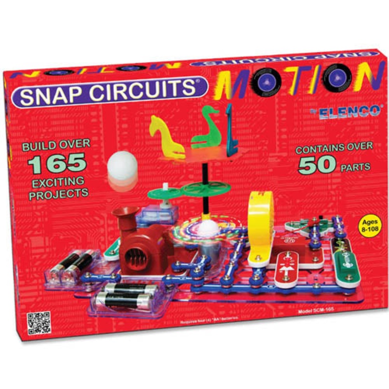 SCM-165 - SNAP CIRCUITS - MOTION BUILD OVER 165 PROJECTS