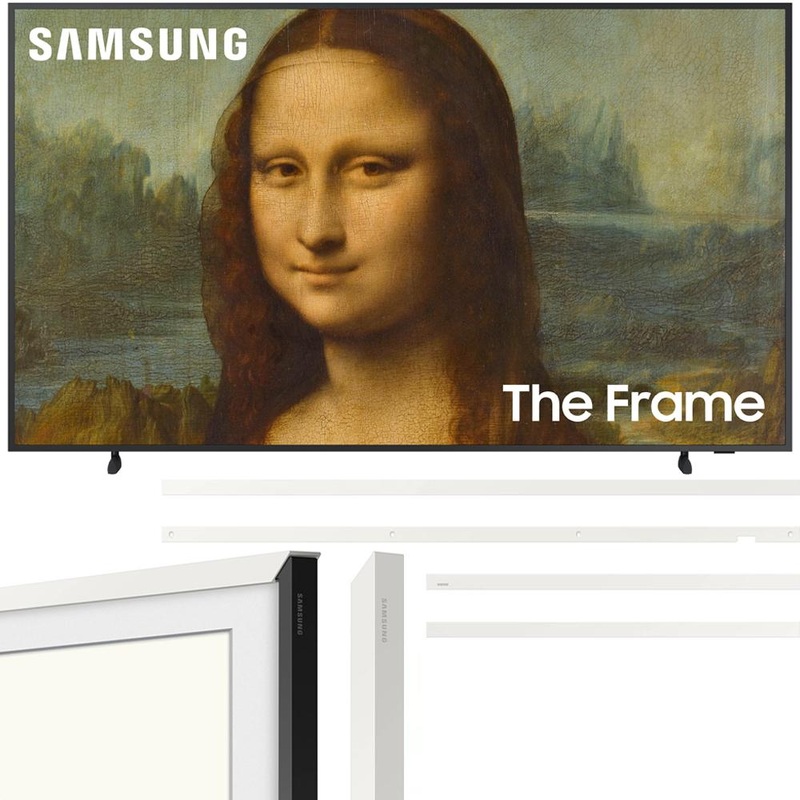 Samsung 75 inch The Frame QLED 4K UHD Quantum HDR Smart TV with White Bezel