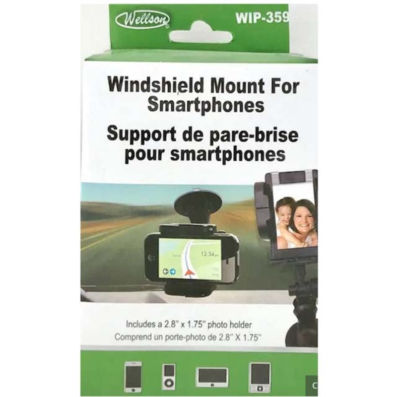 WIP-359 - CELL PHONE WINDSHIELD MOUNT FOR SMART PHONES