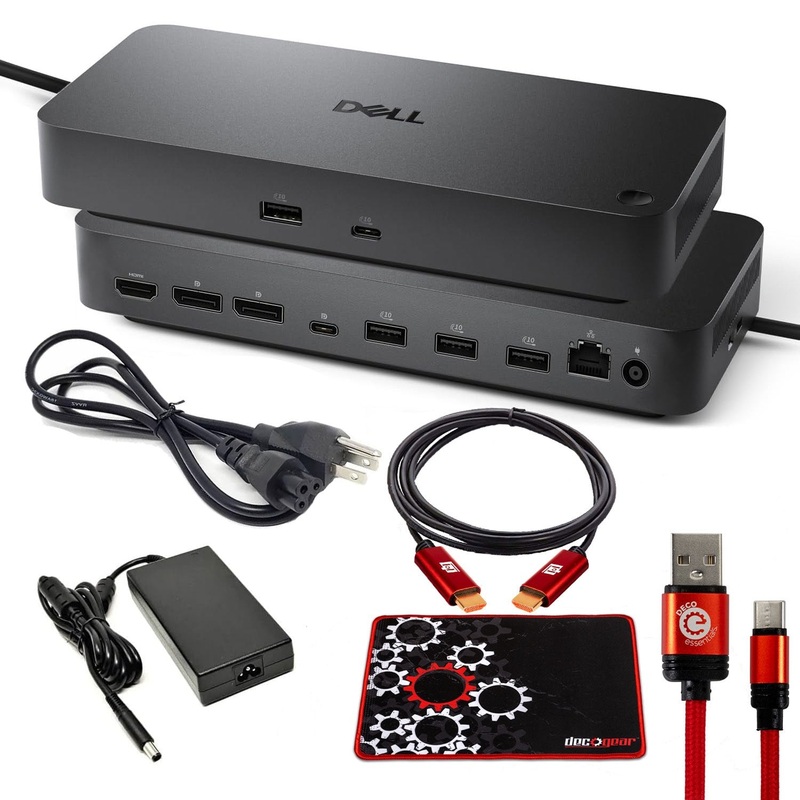 Dell Pro Smart Dock SD25 Bundle with 6ft Type-C Cable, 6ft HDMI, Mouse Pad (Med Size)