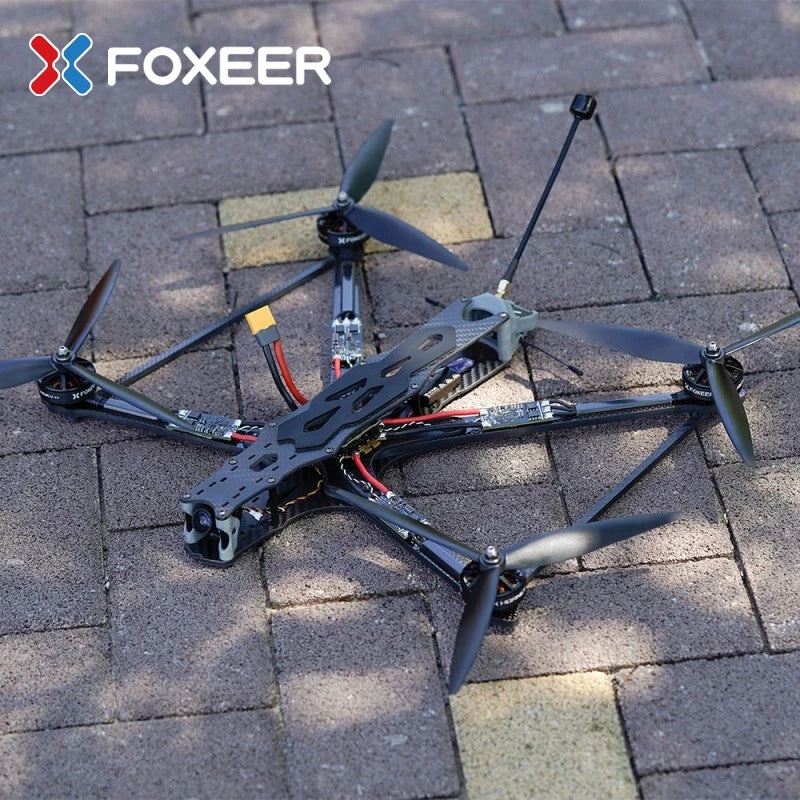 Foxeer Aura 10 Inch Long Range Drone RHCP CROSSFIRE NANO Elrs 915M 2.4G Lollipop 4 Antenna Cat 3 Mini Cam LHCP VISTA