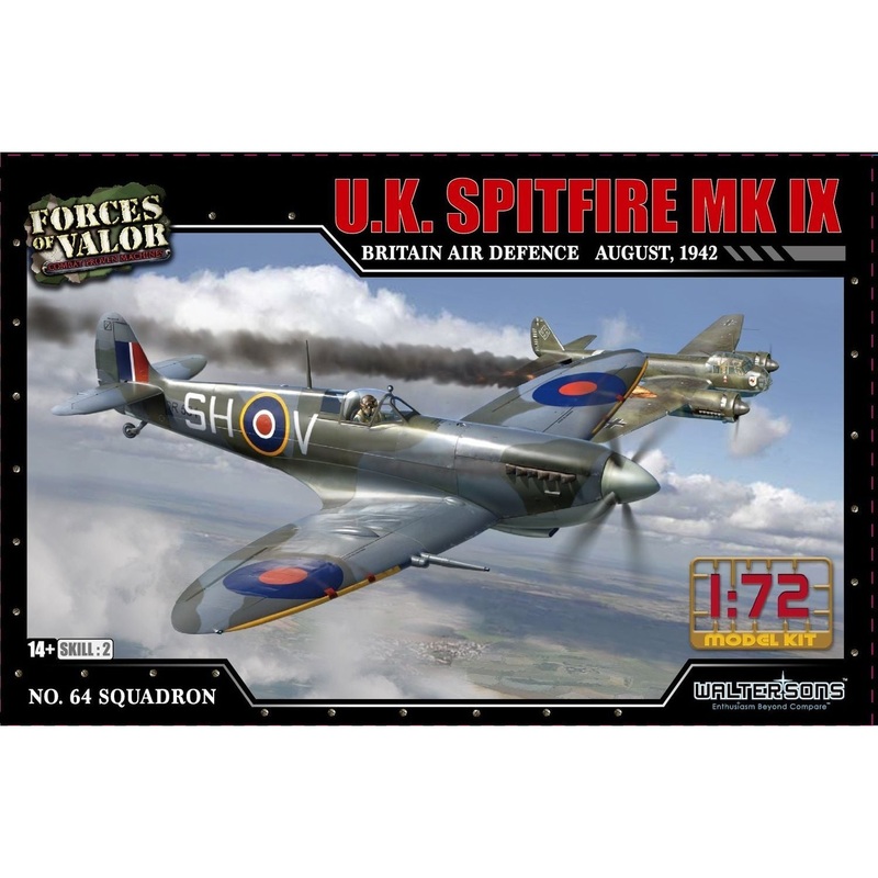 1:72nd Kit UK Spitfire MK IX - Britain Air Defence, August of 1944