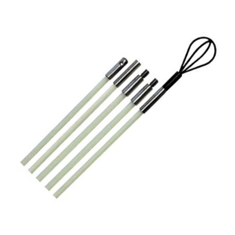 KIT2-30FEET - FISH STICK 30FT GLOW IN THE DARK FIBER GLASS RODS 5 PCS KIT