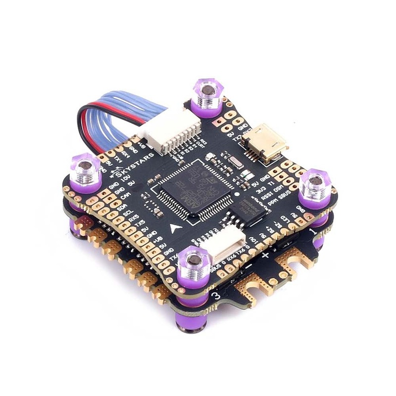 SkyStars F7 + KO45 3-6S BLHeli_32 4-in-1 ESC 30x30 Fly Tower Stack