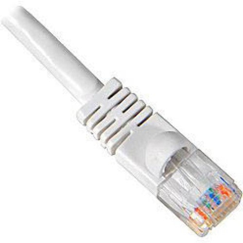 PC4C8015W - PATCH CORD CAT6 WHT 15FT SNAGLESS BOOT