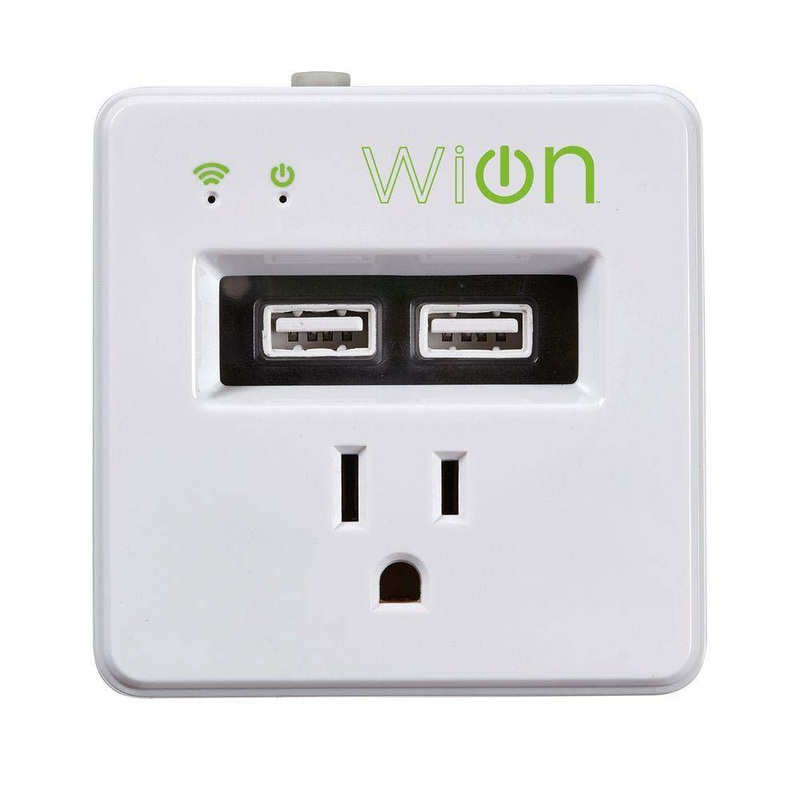 50055 - WALL TAP 1 O/LET WIFI WITH 2 USB PORTS PROGRAMMABLE 12 ON/OFF/DAY
