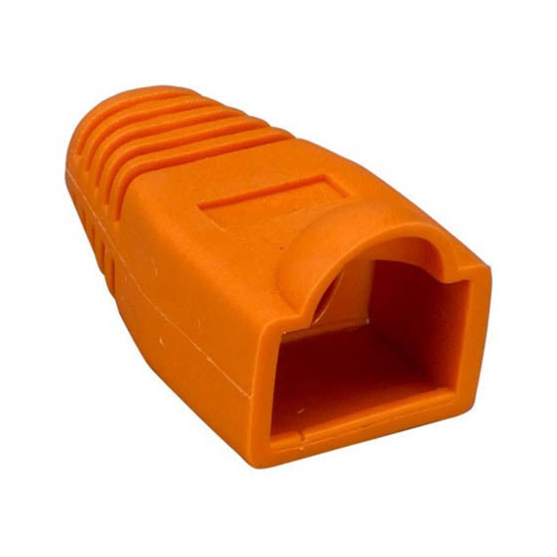 RJ45B-3 - BOOT STRAIN RELIEF RJ45 ORANGE (5 pcs/pkg)